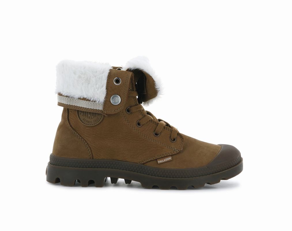 Palladium Baggy Nbk Wt Damen Stiefel DunkelBraun ||458927-VDS||